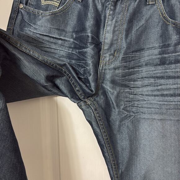 Sacred cult blue shiny jeans 32×30 - Picture 6 of 9